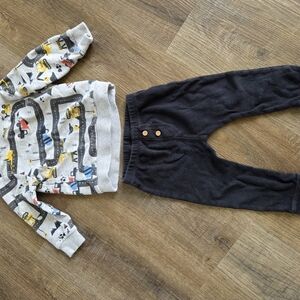 Kids Black Jogger Pants